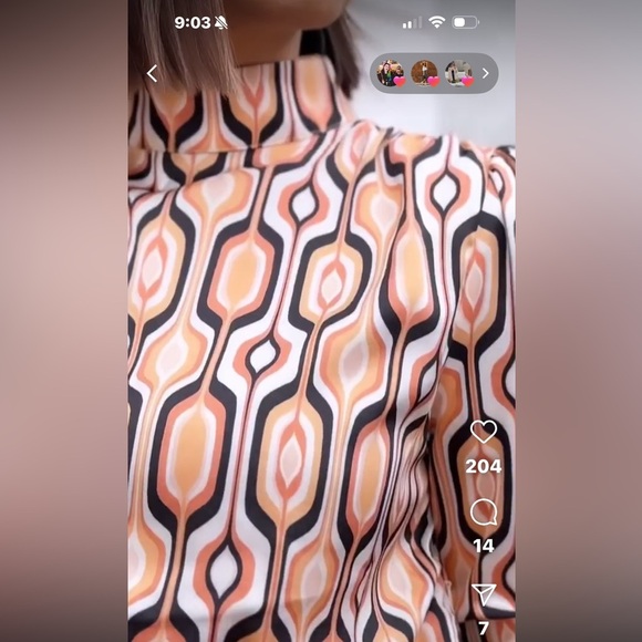 NWT Dress Forum Geometric Patterned Midi Dress with Belt - Picture 2 of 6